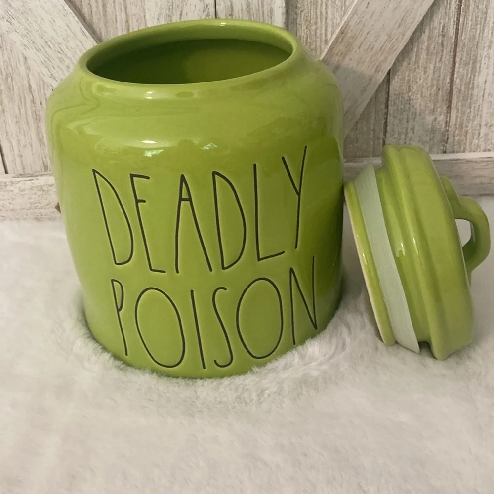Rae Dunn Deadly Poison Canister